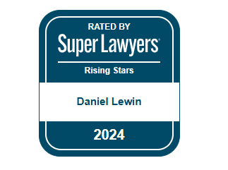RATED By Super Lawyers | Rising Stars | Daniel Lewin | 2024